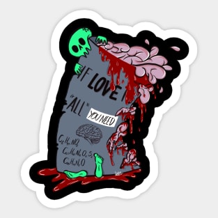 If love is all you need Sticker